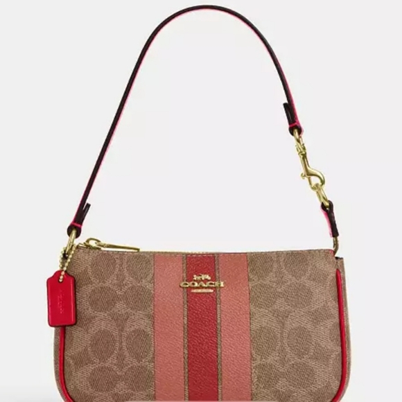 Coach Nolita 19 Signature Canvas With Stripe - Picture 1 of 3